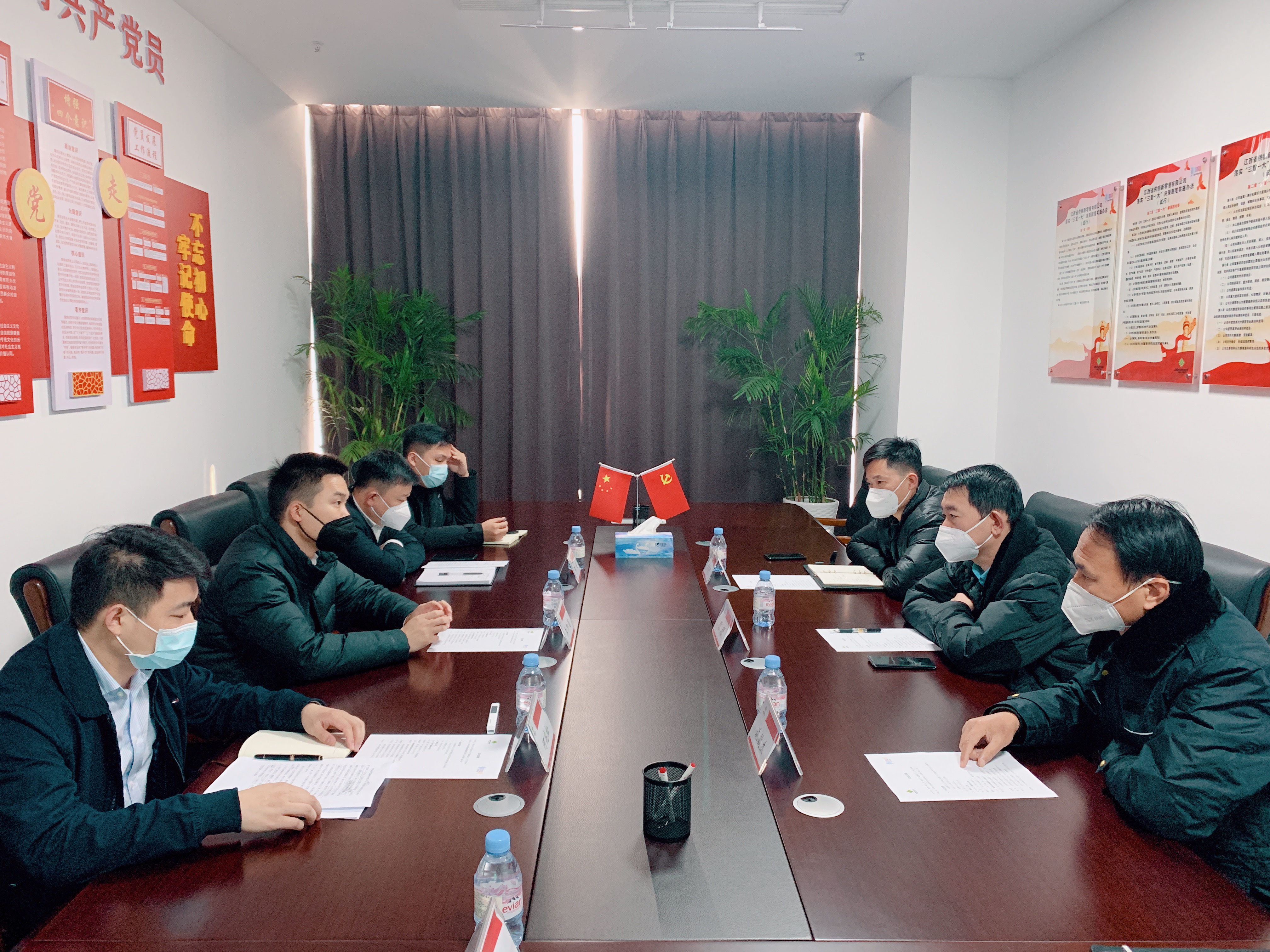 陳璟一行到新零售公司調研座談